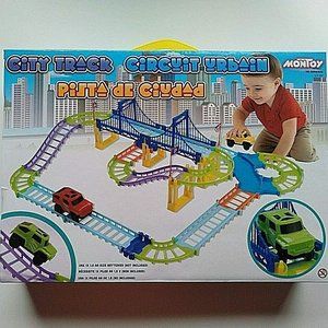 Railway Race Track builder Set with a car 40 Pcs